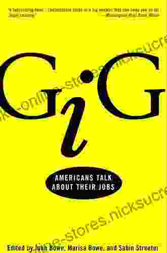 Gig: Americans Talk About Their Jobs