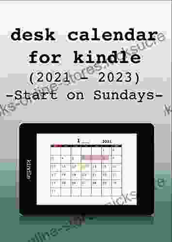 desk calendar for (2024) Start on Sundays