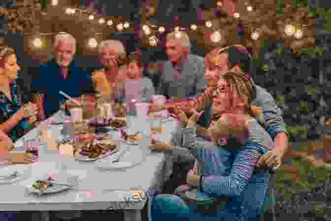 A Fishing Family Gathers Around A Festive Table, Celebrating Their Shared Experiences And The Bounty Of The Sea. In Danger At Sea: Adventures Of A New England Fishing Family