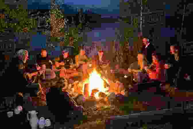 A Group Of Friends Gathering Around A Campfire, Symbolizing The Importance Of Community And Relationships. The Complacent Class: The Self Defeating Quest For The American Dream