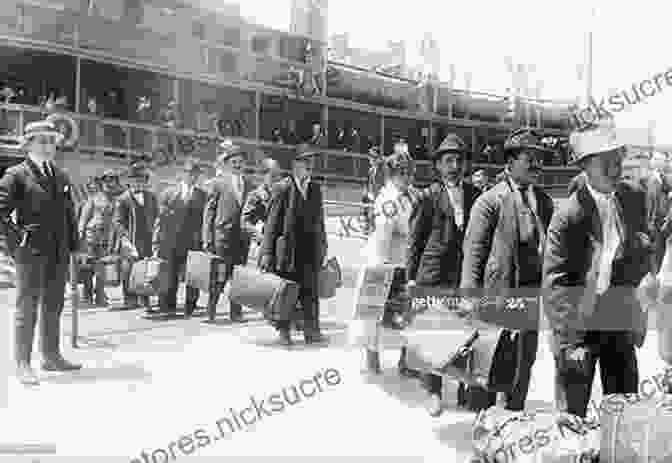 A Group Of Immigrants Arriving At Ellis Island, Filled With Hope And Anticipation. Stories From The U S A: 2 (america)