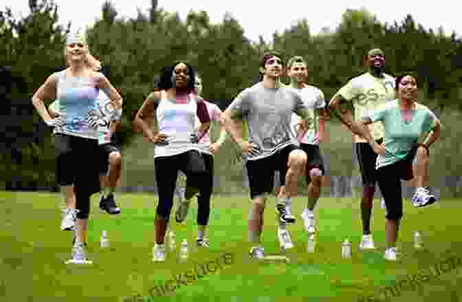 A Group Of People Exercising Outdoors, Smiling And Laughing Not Just In Sickness But Also In Health: Moving Beyond Sickcare To Health Optimization For All