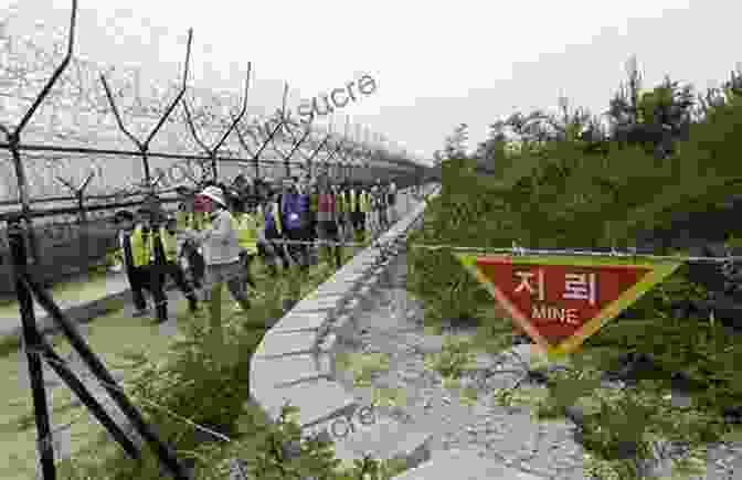 A Group Of People Walk Through A Field In The Korean Demilitarized Zone. This Is Not A Border: Reportage Reflection From The Palestine Festival Of Literature