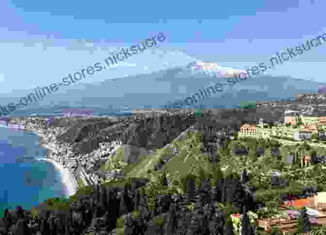 A Picturesque View Of The Sicilian Coastline, With Mount Etna In The Distance Bitter Almonds: Recollections And Recipes From A Sicilian Girlhood