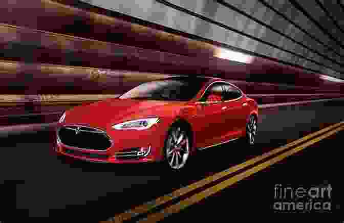 A Sleek, Red Tesla Electric Vehicle Speeding Down A Highway, Symbolizing The Company's Disruption Of The Automotive Industry. Beyond Self Interest: Why The Market Rewards Those Who Reject It