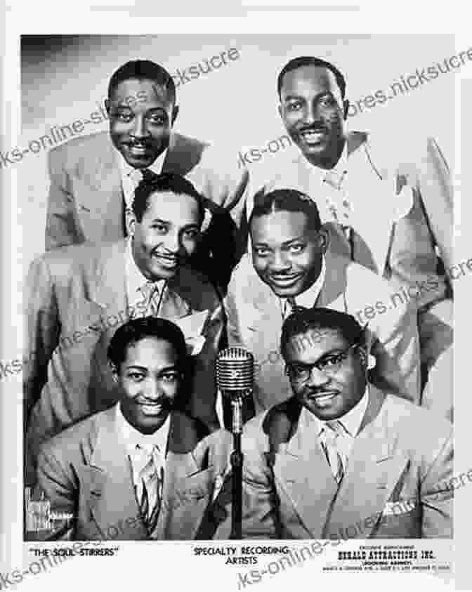 A Vintage Photograph Of Joe Cooke Posing With The Soul Stirrers, Dressed In Matching Suits And Ties. Inside Job Joe Cooke