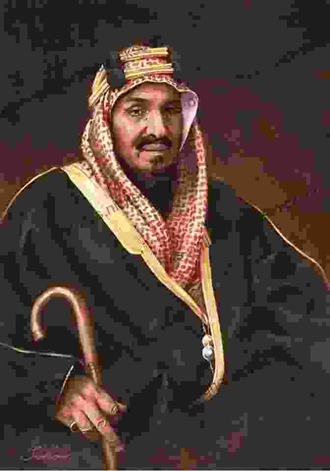 A Young Ibn Saud, With Piercing Eyes And A Determined Expression, Exuding The Charisma And Ambition That Would Shape The Destiny Of The Arabian Peninsula. Ibn Saud: The Desert Warrior Who Created The Kingdom Of Saudi Arabia