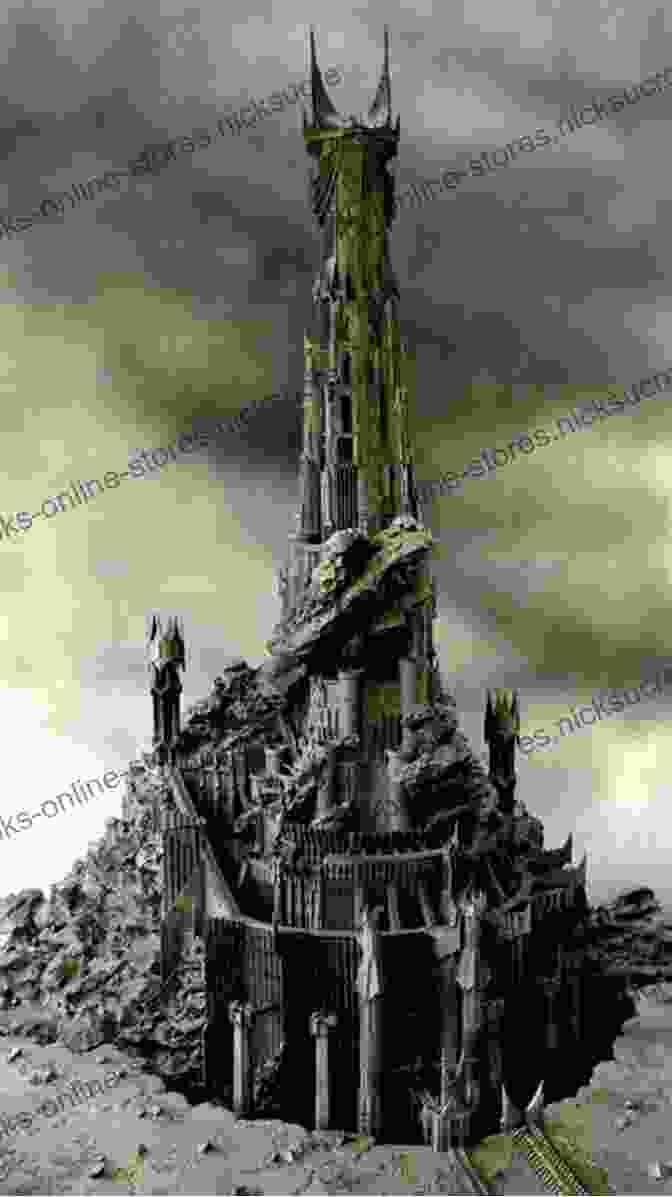 An Imposing Image Of Barad Dûr, The Dark Tower Of Sauron, With Its Ominous Presence Looming Over Mordor. Short Breaks In Mordor: Dawns And Departures Of A Scribbler S Life