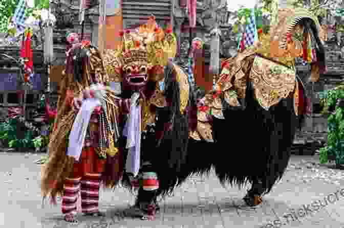 Barong Dancer Performing A Playful And Entertaining Dance Bali Magical Dances Margarete Merkle