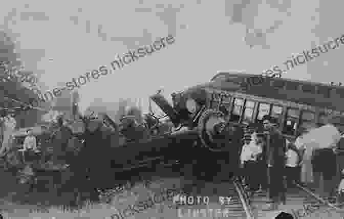 Black And White Photograph Of The Wreckage Of The East Chicago Train After The Disaster The Great Circus Train Wreck Of 1918: Tragedy On The Indiana Lakeshore (Disaster)