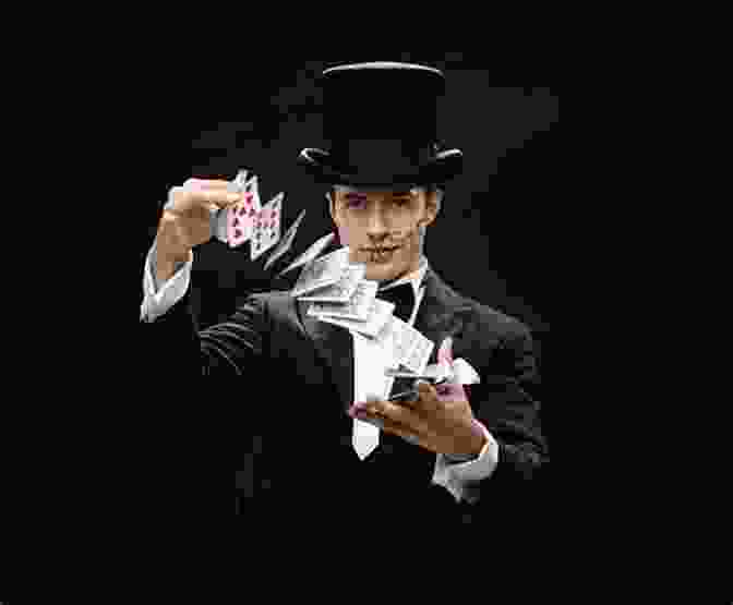 Card Magician Performing Tricks To Jazz Music Card Magic Jazz With Rhythm