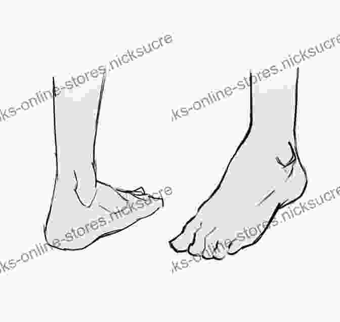 Step By Step Guide To Drawing A Male Foot In Neutral Standing Pose. Draw 1 Foot In 20 Poses Male: Learn How To Draw For Anime Manga Characters And Boys Step By Step For Beginners Kids Teens Artists (Draw 1 In 20 16)