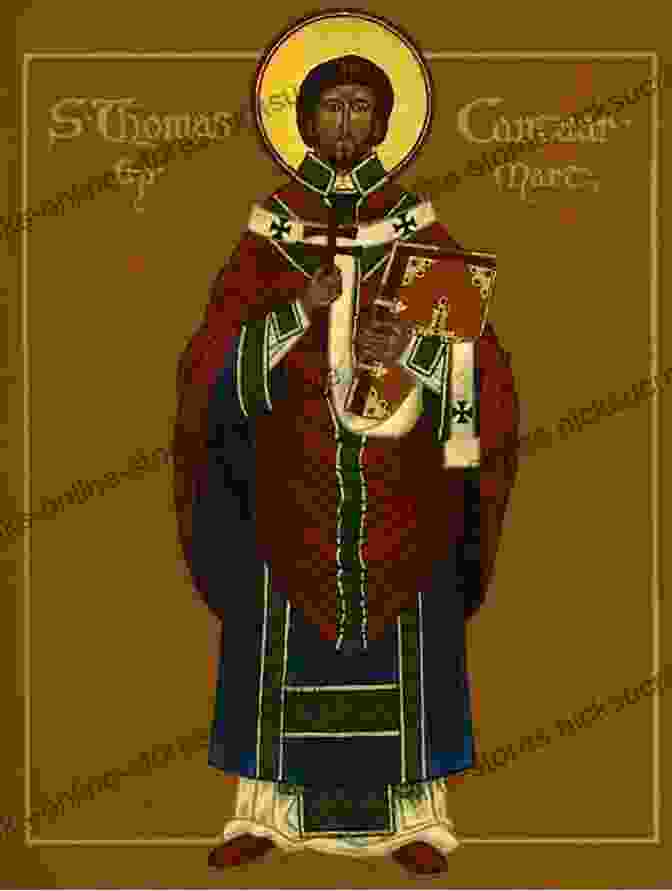 Thomas Becket As Archbishop Of Canterbury, Wearing Ecclesiastical Robes Thomas Becket: Warrior Priest Rebel